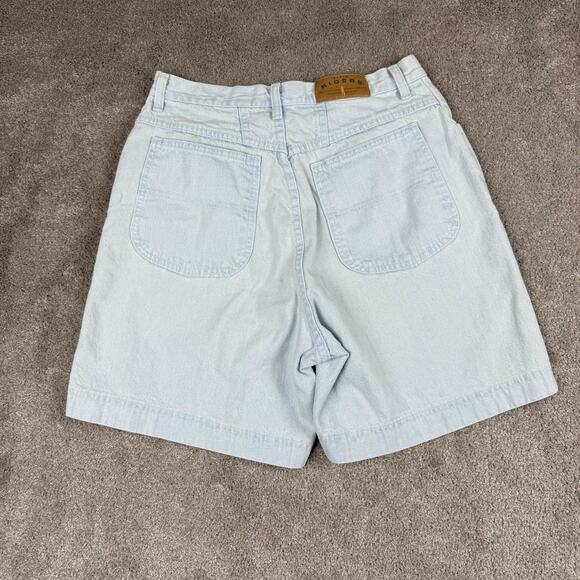 Vtg Riders Light Wash Denim Shorts Size 14 High Rise Mom Fit y2k Casual - Picture 3 of 5